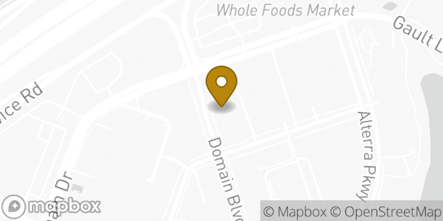 Map showing the location of WeWork in Austin, TX 78758