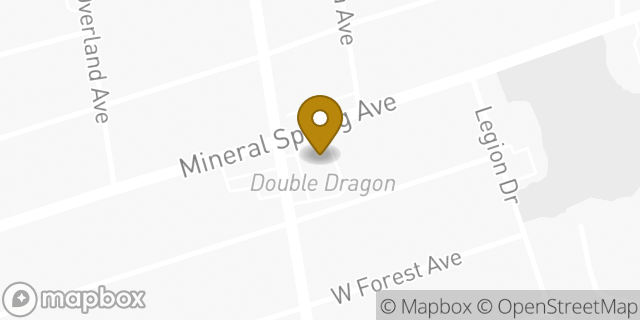 Map showing the location of Dunkin' in Pawtucket, RI 02860
