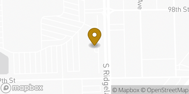 Map showing the location of Community Pharmacy Of Chicago Ridge in Chicago Ridge, IL 60415