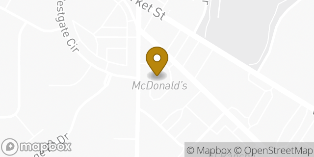 Map showing the location of McDonald's in Akron, OH 44313