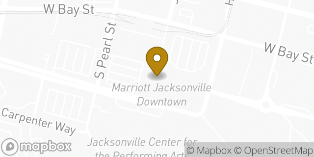 Map showing the location of Enterprise Rent-A-Car in Jacksonville, FL 32202
