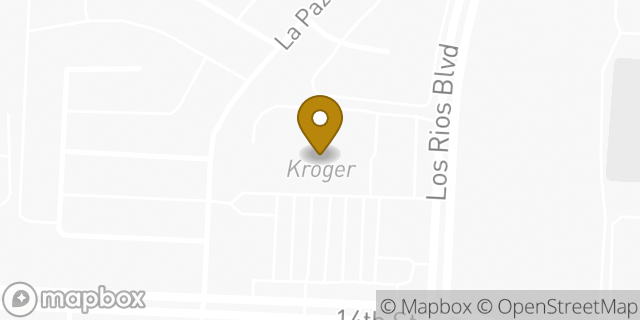 Map showing the location of Kroger in Plano, TX 75074
