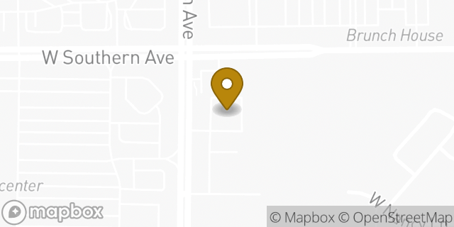 Map showing the location of AutoZone in Phoenix, AZ 85041