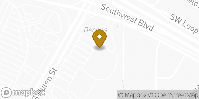 Map showing the location of Panera Bread in Fort Worth, TX 76132