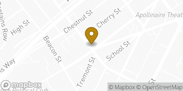 Map showing the location of Dunkin' in Chelsea, MA 02150
