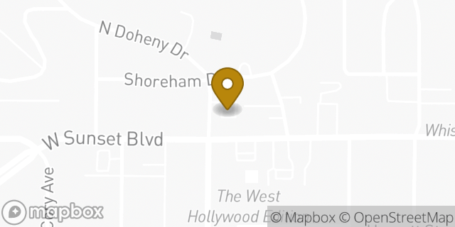 Map showing the location of Citi ATM in West Hollywood, CA 90069