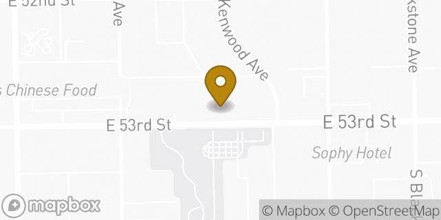 Map showing the location of Target in Chicago, IL 60615