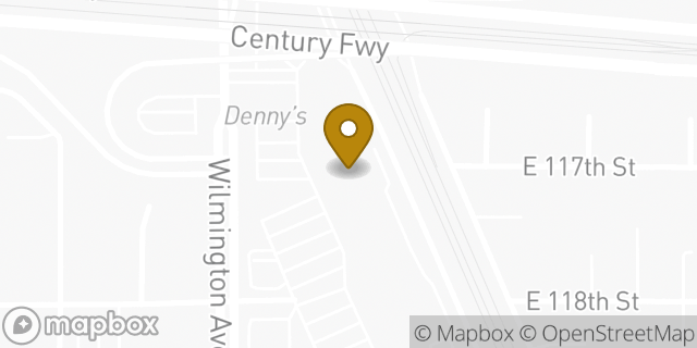 Map showing the location of Planet Fitness in Los Angeles, CA 90059