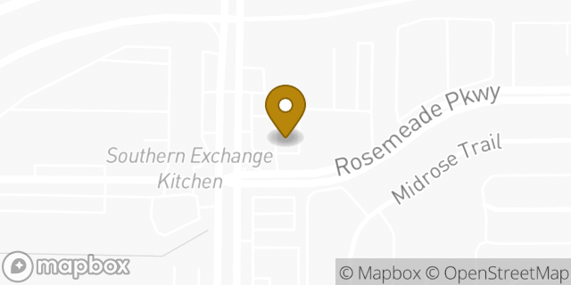 Map showing the location of Amazon Locker - Flurry in Dallas, TX 75287