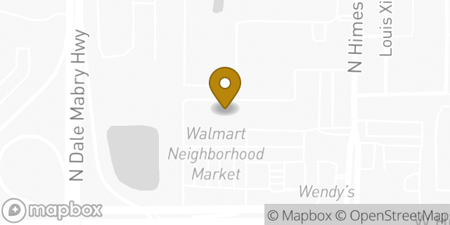 Map showing the location of Walmart Neighborhood Market in Tampa, FL 33614