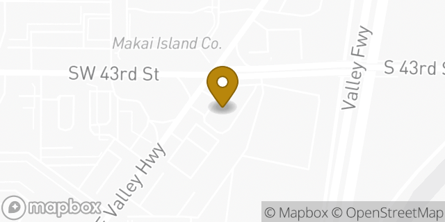 Map showing the location of Amazon Locker - Dom in Kent, WA 98032