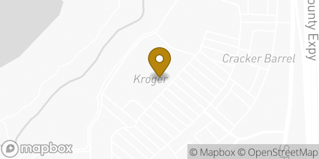 Map showing the location of Kroger in Pearland, TX
