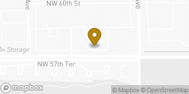 Map showing the location of Enterprise Rent-A-Car in Doral, FL 33178