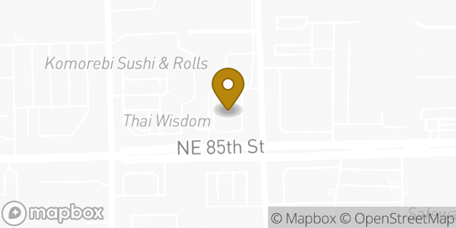 Map showing the location of McDonald's in Kirkland, WA 98033
