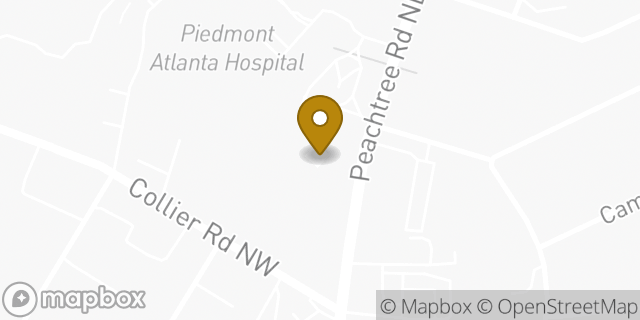 Map showing the location of Panera Bread in Atlanta, GA 30309