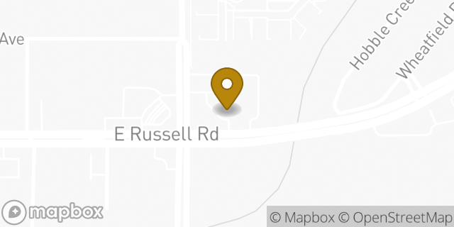 Map showing the location of Amazon Locker - Quail in Las Vegas, NV 89120