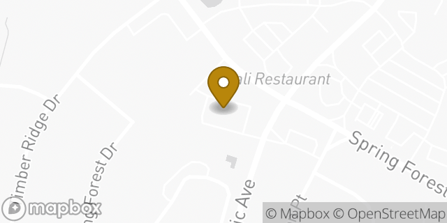 Map showing the location of Minute Clinic in Raleigh, NC 27615