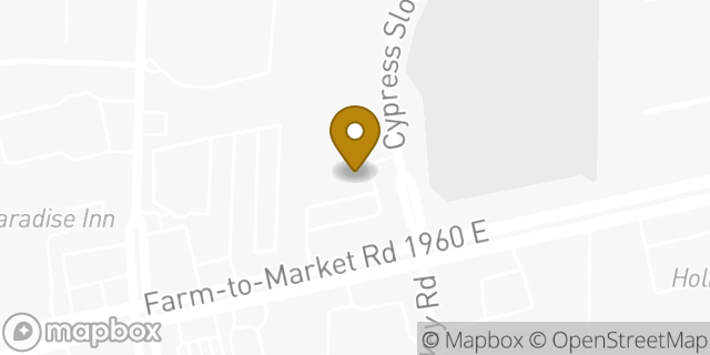 Map showing the location of Amazon Locker - Townhouse in Houston, TX 77073