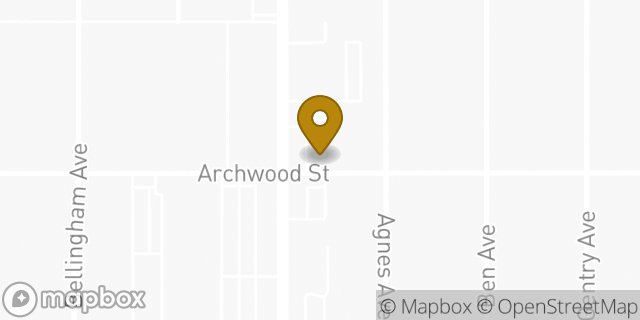 Map showing the location of Baskin-Robbins in North Hollywood, CA 91606