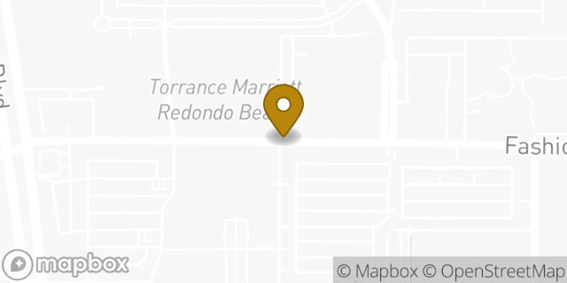 Map showing the location of Hertz Rent A Car in Torrance, CA 90503