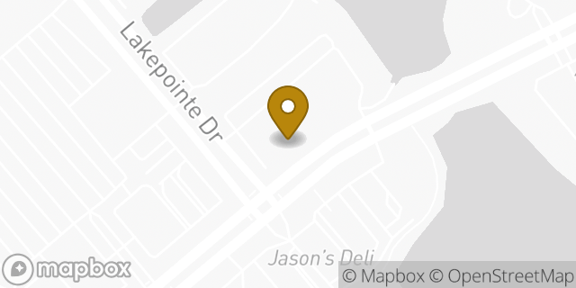 Map showing the location of HEBRON Office Plaza in Lewisville, TX 75057
