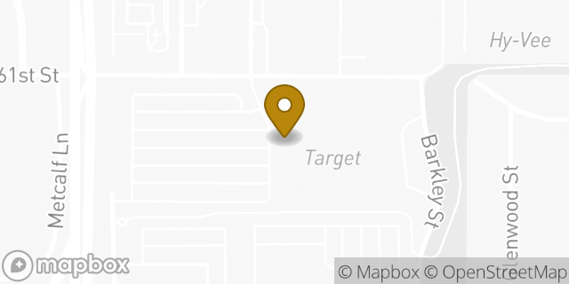 Map showing the location of Target in Mission, KS 66202