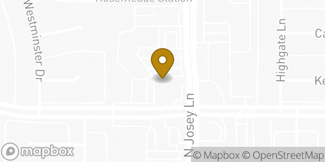 Map showing the location of 7-Eleven in Carrollton, TX 75007