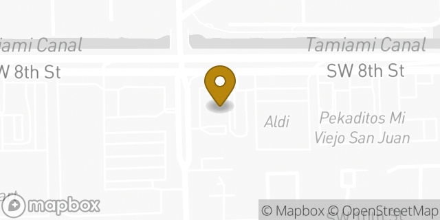Map showing the location of ATM CVS in Miami, FL