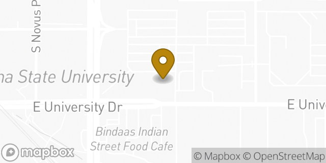 Map showing the location of Trader Joe's in Tempe, AZ 85281