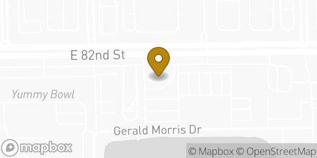 Map showing the location of Fifth Third Bank in Indianapolis, IN 46250