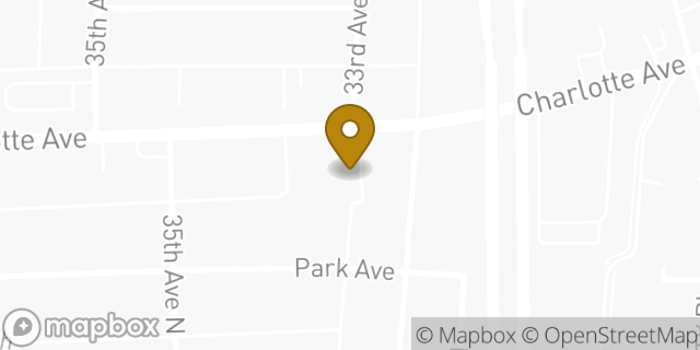 Map showing the location of CHLKDUP CrossFit in Nashville, TN