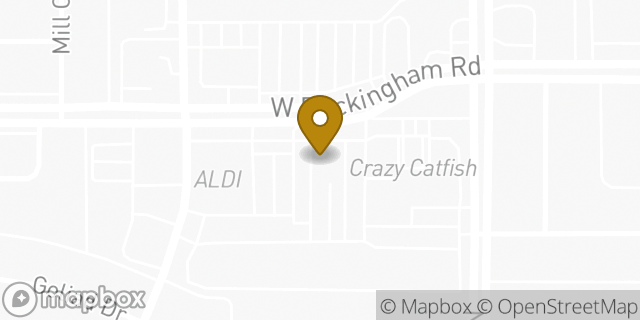 Map showing the location of Whataburger in Garland, TX 75042