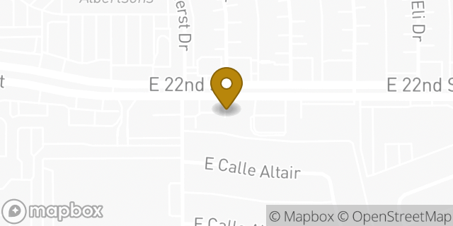 Map showing the location of Papa Johns Pizza in Tucson, AZ 85710
