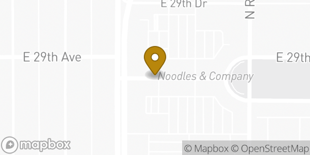 Map showing the location of Starbucks in Denver, CO 80238