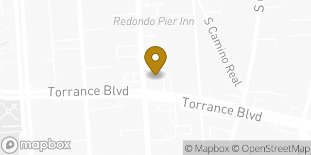 Map showing the location of Amazon Locker - Filly in Redondo Beach, CA 90277