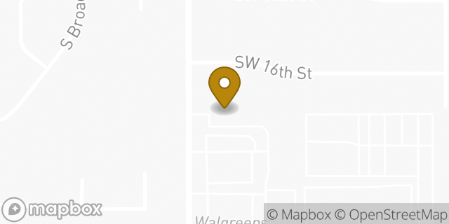 Map showing the location of Subway in Moore, OK 73160