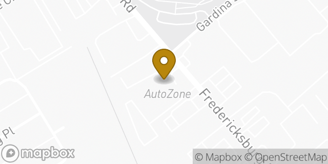 Map showing the location of AutoZone in San Antonio, TX 78201