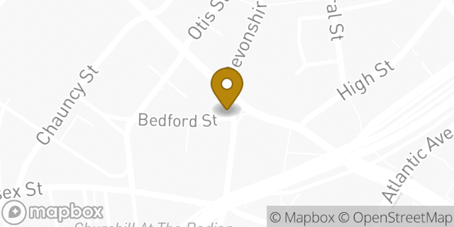 Map showing the location of Chipotle Mexican Grill in Boston, MA 02110