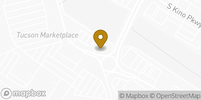 Map showing the location of Pearle Vision in Tucson, AZ 85713