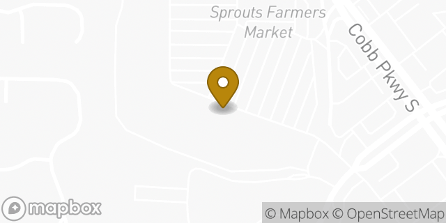 Map showing the location of Amazon Locker - Point in Smyrna, GA 30080