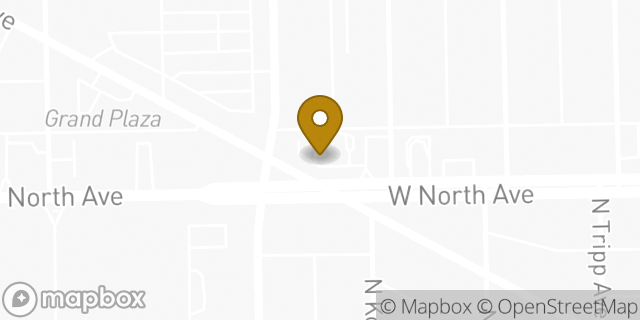 Map showing the location of McDonald's in Chicago, IL 60639