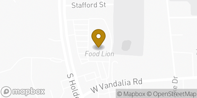 Map showing the location of Food Lion in Greensboro, NC 27407