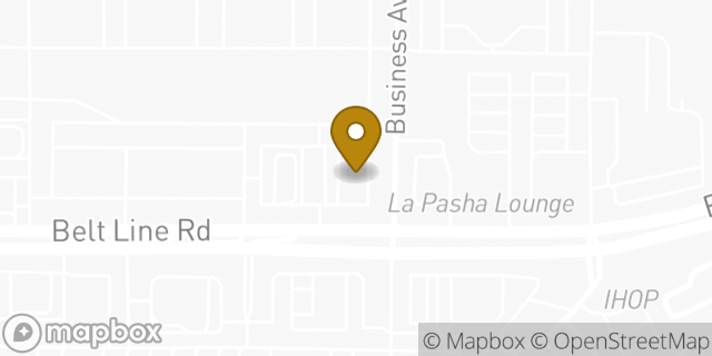 Map showing the location of McDonald's in Addison, TX 75001