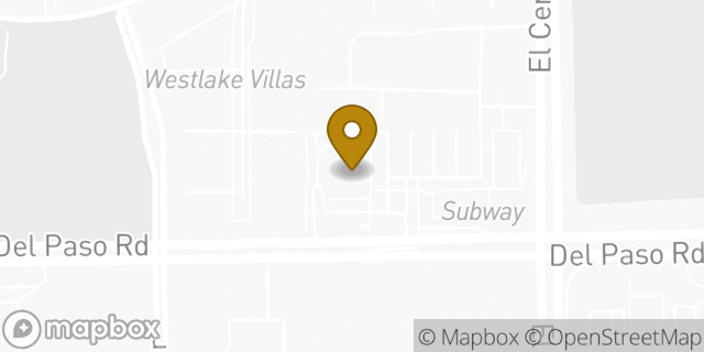 Map showing the location of Walgreens in Sacramento, CA 95835