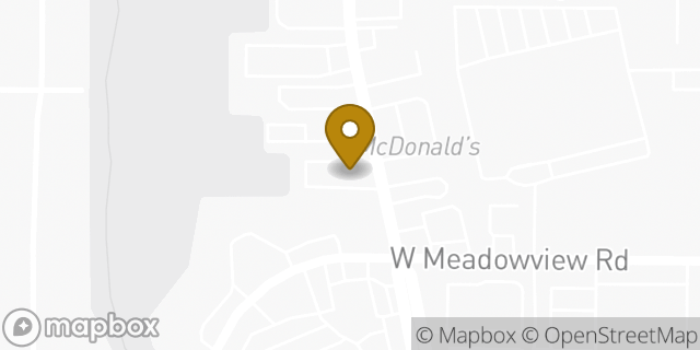 Map showing the location of Subway in Greensboro, NC 27406