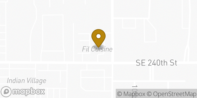 Map showing the location of Amazon Locker - Feronia in Kent, WA 98031