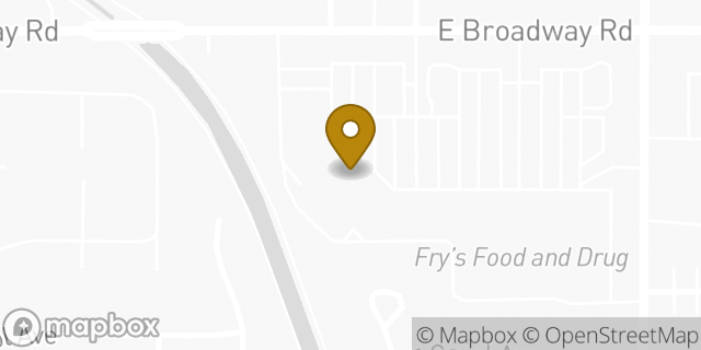 Map showing the location of Planet Fitness in Mesa, AZ 85204