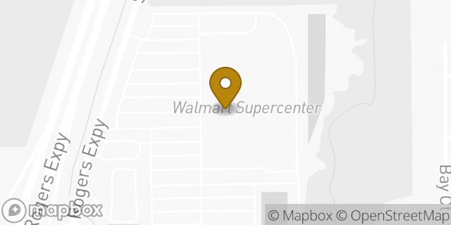 Map showing the location of Walmart in Oklahoma City, OK 73159