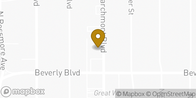 Map showing the location of The UPS Store in Los Angeles, CA 90004