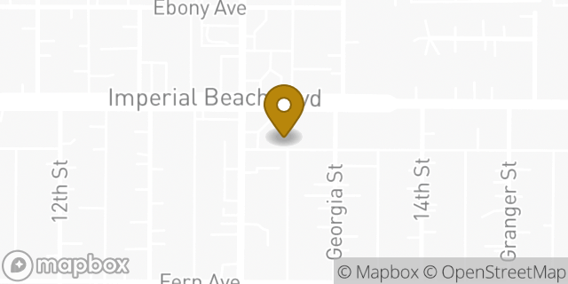 Map showing the location of ATM 7ELEVEN-FCTI in Imperial Beach, CA 91932